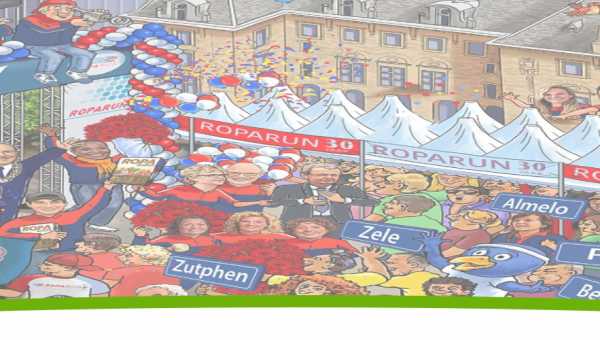 Puzzel 30 jaar Roparun