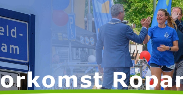 Roparun doorkomst Hardinxveld-Giesendam