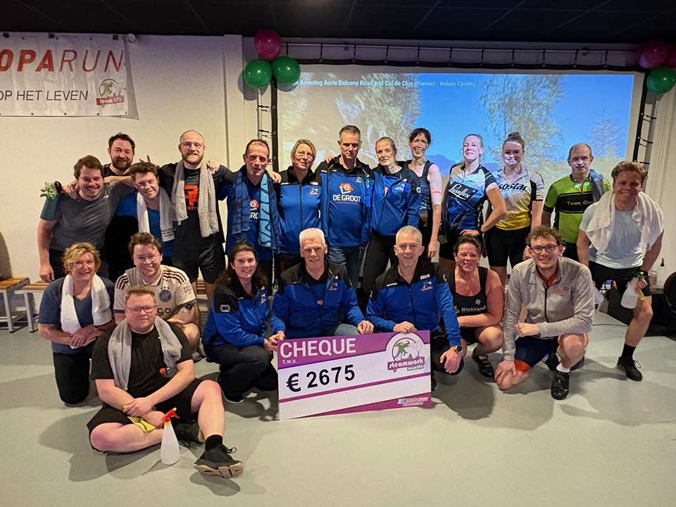 Succesvolle spinningestafette Steamwork